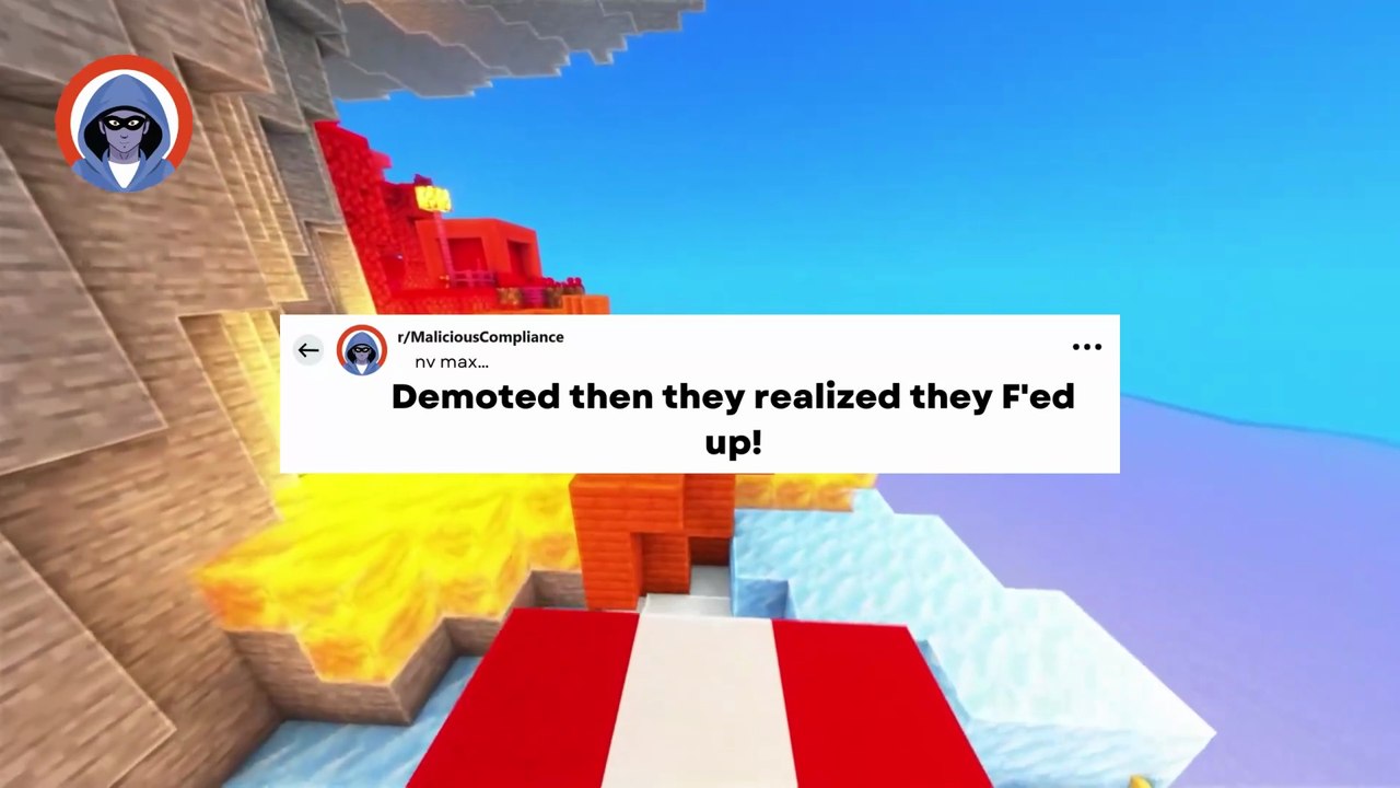 r/malicious compliance- Demoted then they realized they F'ed up! #letsredd #malicious #longstory #dailymotionstory