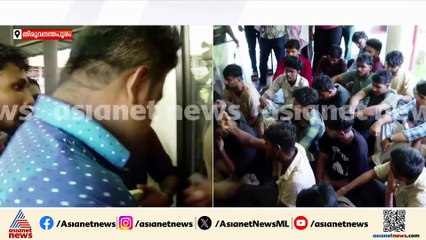 കെടിയുവിൽ എസ്എഫ്ഐ പ്രവർത്തകരുടെ പ്രതിഷേധം തുടരുന്നു