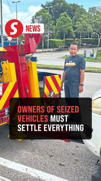 Settle everything before release of seized vehicles, says minister