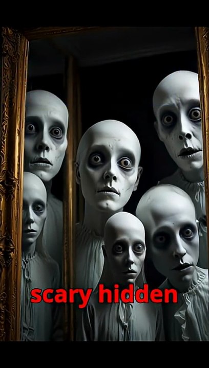 I Uncovered a Secret Mirror in Our 1911 Home…What It Revealed at 3_30 Will Haunt You #shorts #short