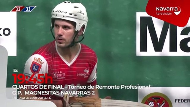 Cuartos de final de remonte, este lunes, a las 19:45 horas en Navarra Televisión