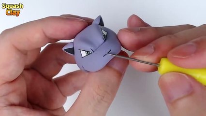 Making Shiny Squirtle family Pokémon out of clay