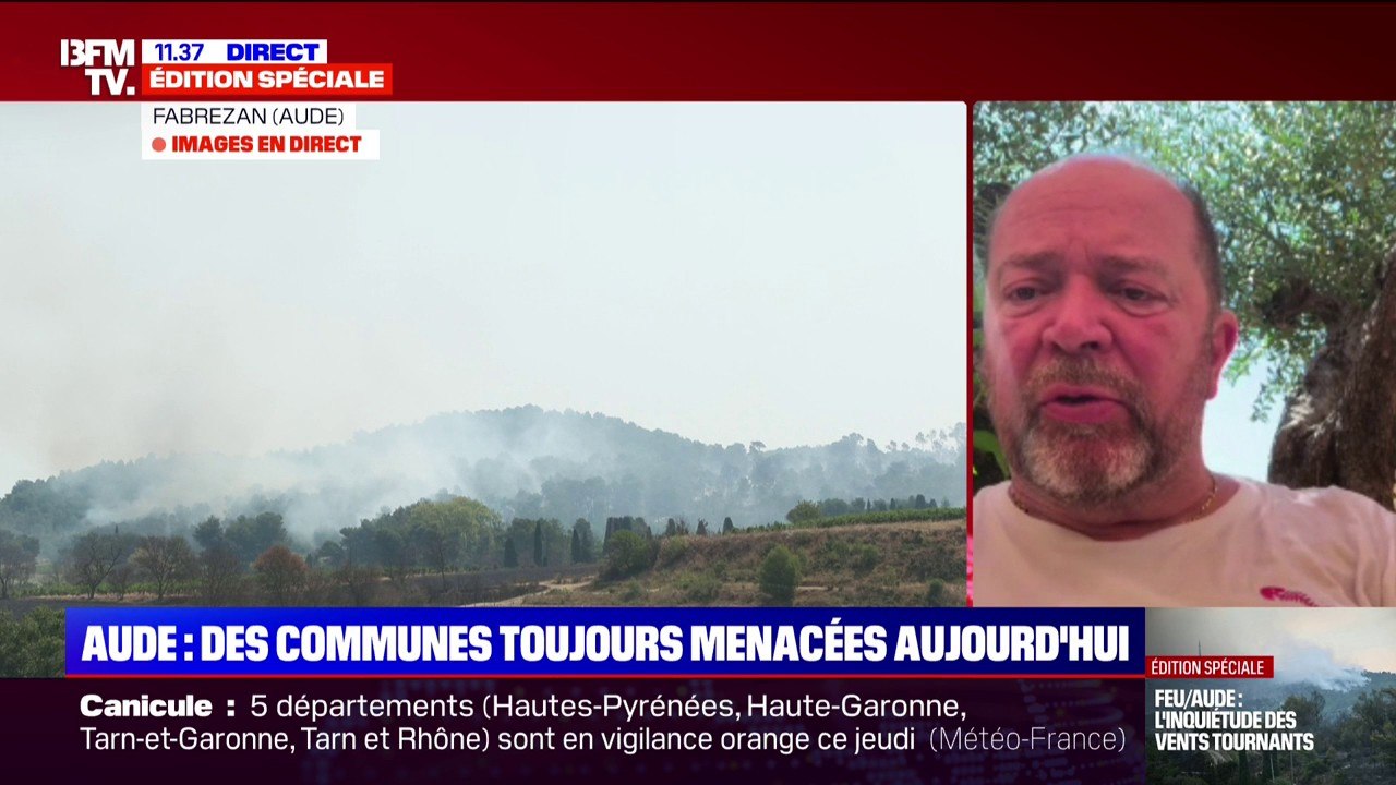 Incendie dans l’Aude: le chef étoilé Gilles Goujon rend hommage au "travail colossal des pompiers" mobilisés