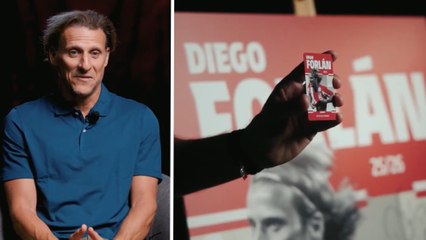 Forlán, orgulloso de ser la imagen del carnet de socio del Atlético: "Es espectacular"