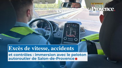 Dépistages, accidents, surveillance... immersion avec le peloton autoroutier de Salon-de-Provence