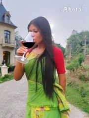 Fanney drink girl short video