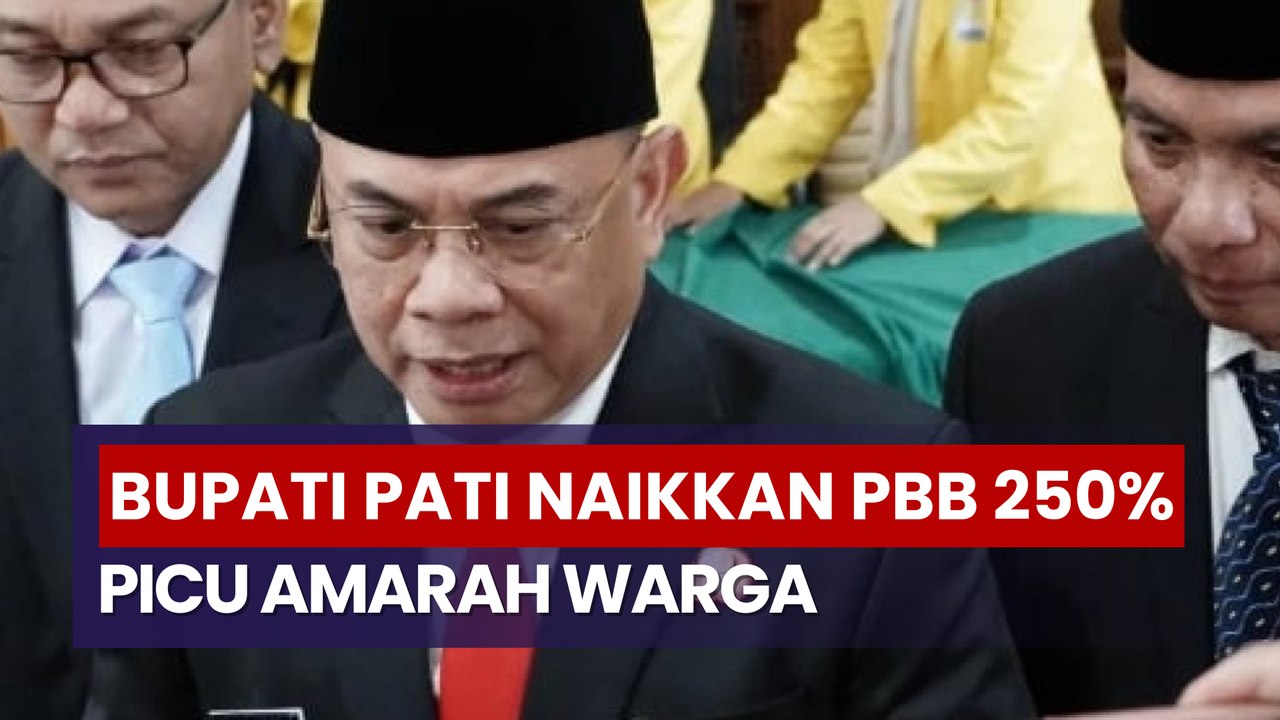 Fakta-Fakta Terkini Bupati Pati Sudewo Naikkan PBB 250 Persen hingga Picu Amarah Warga