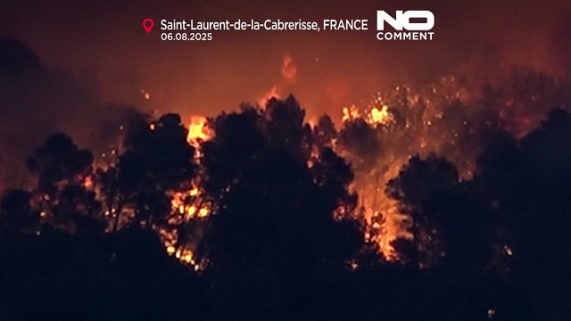 NO COMMENT: El mayor incendio forestal de Francia en décadas quema 16.000 hectáreas en el sur