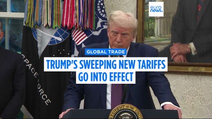 US President Donald Trump's sweeping global tariffs go into effect