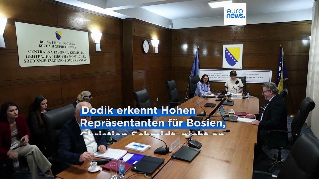 Bosnien: Dodik reagiert auf Politikverbot mit Schimpftirade und will trotz Urteil im Amt bleiben