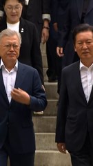 文 예방, 盧 참배…임기 초반 진영 결속부터 다지는 정청래