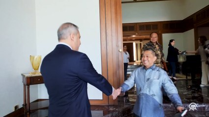Dışişleri Bakanı Fidan, Endonezya Dışişleri Bakan Yardımcısı Matta'yı kabul etti