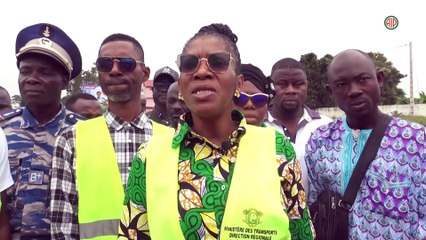 Région- Bondoukou : directrice régionale des Transports exhorte les usagers au strict respect du Code de la route à Tanda