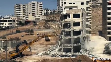 Israele abbatte edificio in Cisgiordania perché "illegale"