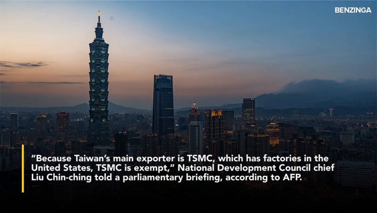 Apple, Nvidia Supplier TSMC Surges Nearly 5% In Overnight Trade As Taipei Says Chip Giant 'Exempt' From Trump's 100% Chip Tariffs