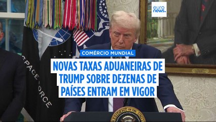 Novas tarifas globais de Trump entram em vigor