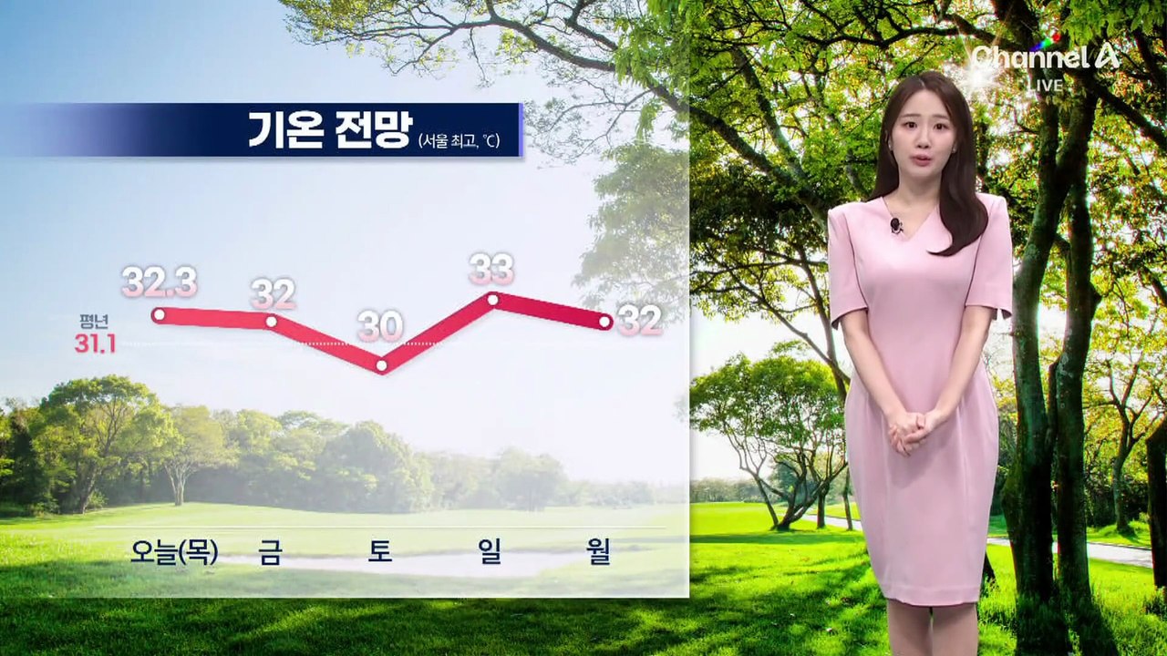 [날씨]남부 폭염…모레 집중 호우