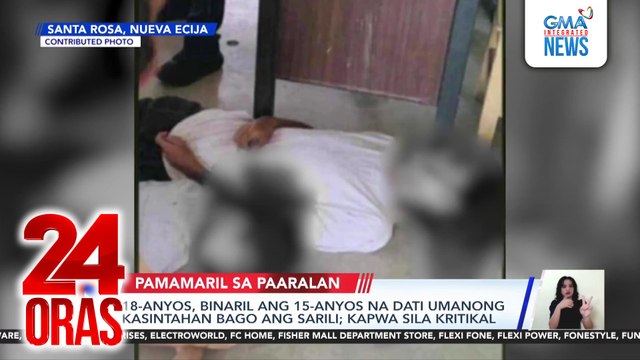 18-anyos, binaril ang 15-anyos na dati umanong kasintahan bago ang sarili; kapwa silang kritikal | 24 Oras