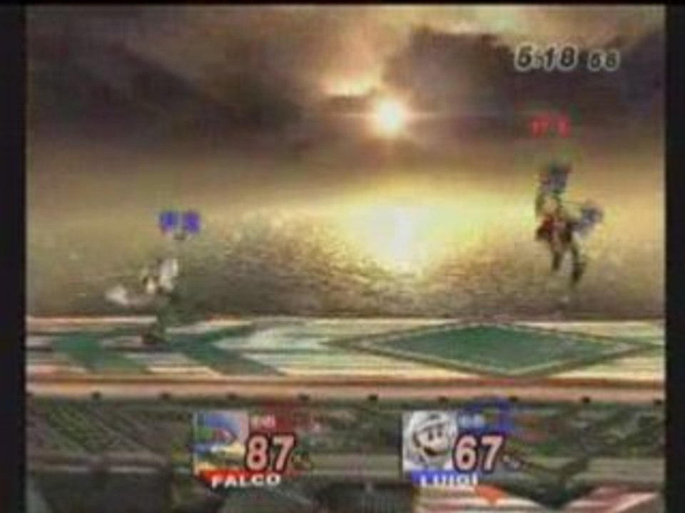 Brawl SN3S (Falco) Vs ROB59 (Luigi)