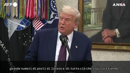 Trump: "Dazi del 100% su chip esteri ma non per chi costruisce in Usa"