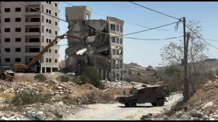 Israele abbatte edificio in Cisgiordania perché "illegale"