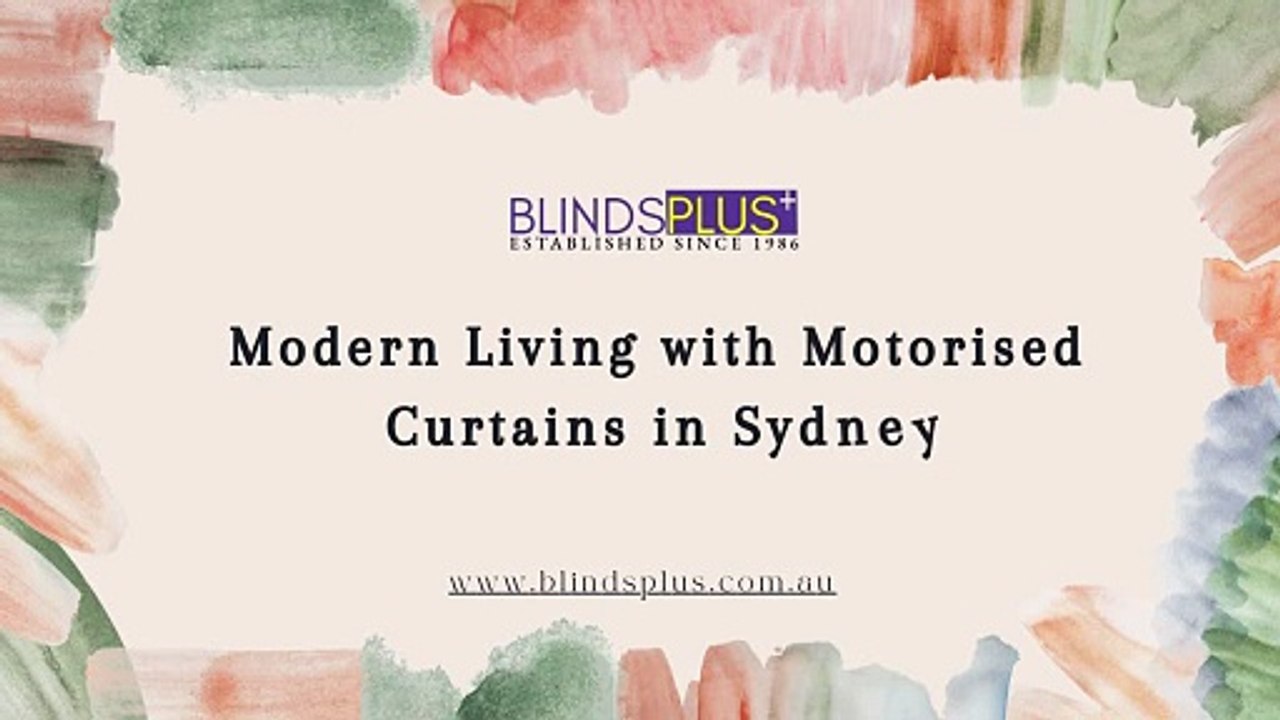 Motorised Curtains Sydney – Modern Window Solutions by Blinds Plus