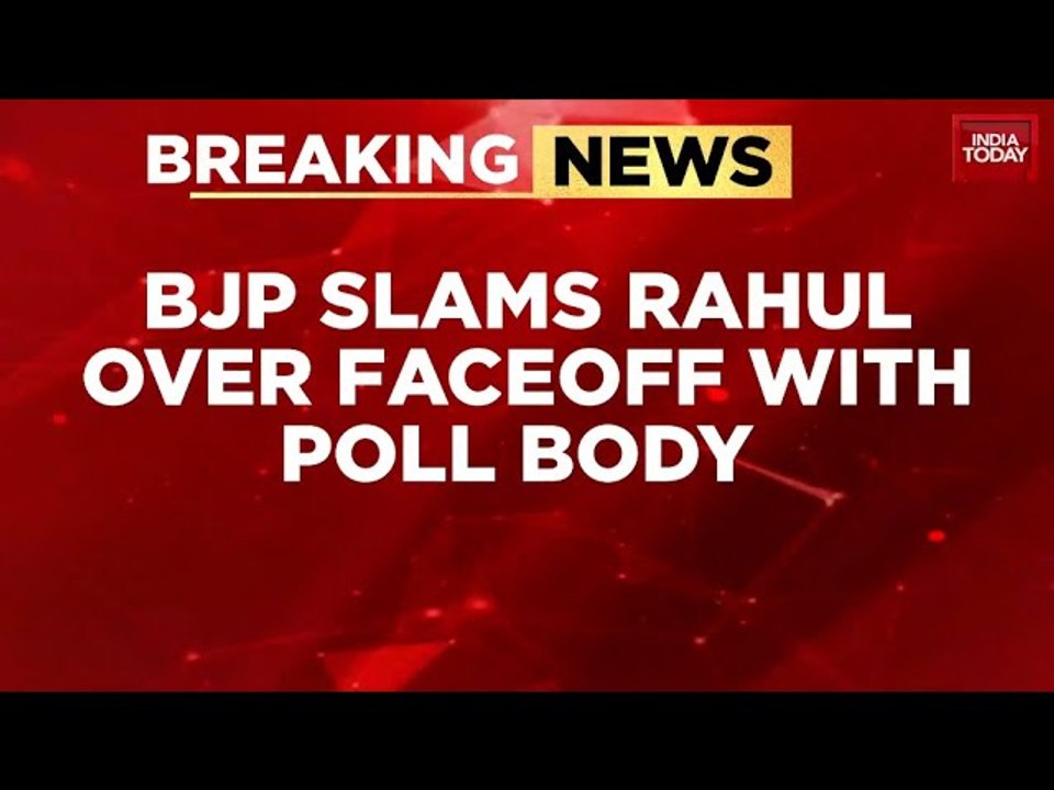 BJP slams Rahul Gandhi's 'irresponsible' comments against Election Commission