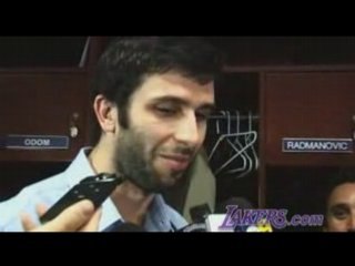 Lakers looker room Game 5 versus Jazz PO 2008