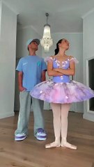 DIA DELÍCIA DANCE BUT MAKE IT BALLET🕺🤣 - Jasmin and James #shorts