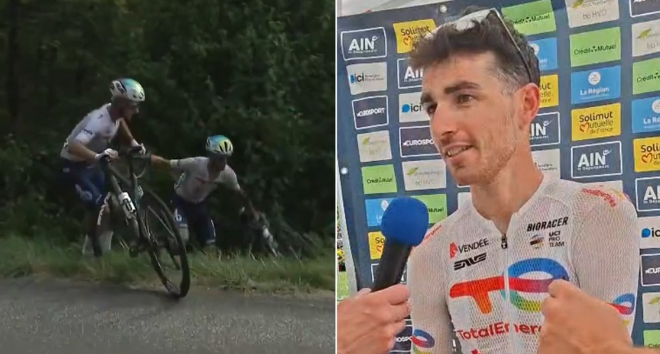 Cyclisme - Tour de l'Ain 2025 - Jordan Jegat : "Une chute bête... mais plus de peur que de mal"