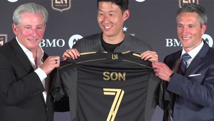 SON HEUNG-MIN'S FIRST MOMENTS IN BLACK & GOLD: FULL LAFC PRESENTATION