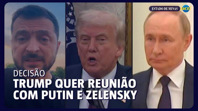 Trump promete encontro com Zelensky e Putin “muito em breve”