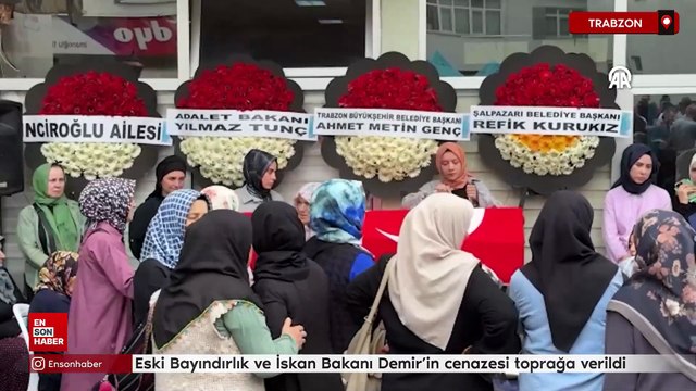 Eski Bayındırlık ve İskan Bakanı Demir'in cenazesi toprağa verildi