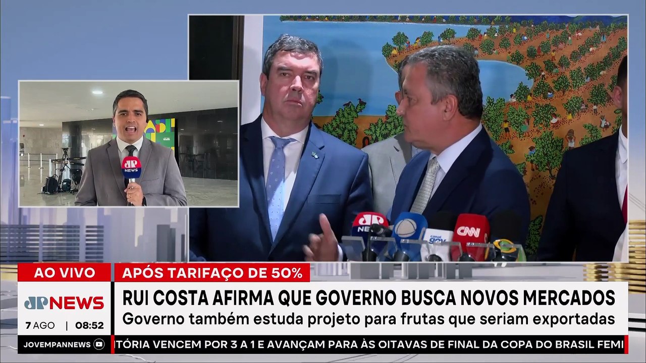 Rui Costa: governo busca novos mercados após tarifas de Trump
