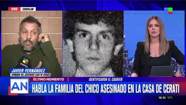 Habló el hermano de Diego Fernández, el joven que fue asesinado y enterrado al lado de donde vivió Gustavo Cerati