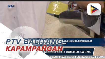 Inflation rate noong Hulyo, bumagal sa 0.9%