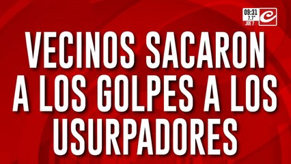Vecinos recuperan departamento que le habían usurpado a una pareja de jubilados
