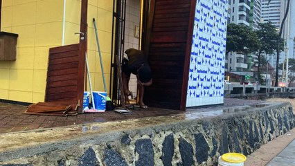 Quarta invasão em quiosque da Orla de Boa Viagem causa prejuízo de R$12 mil: cresce a insegurança na popular praia do Recife