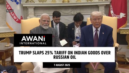 Trump slaps 25% tariff on Indian goods over Russian oil