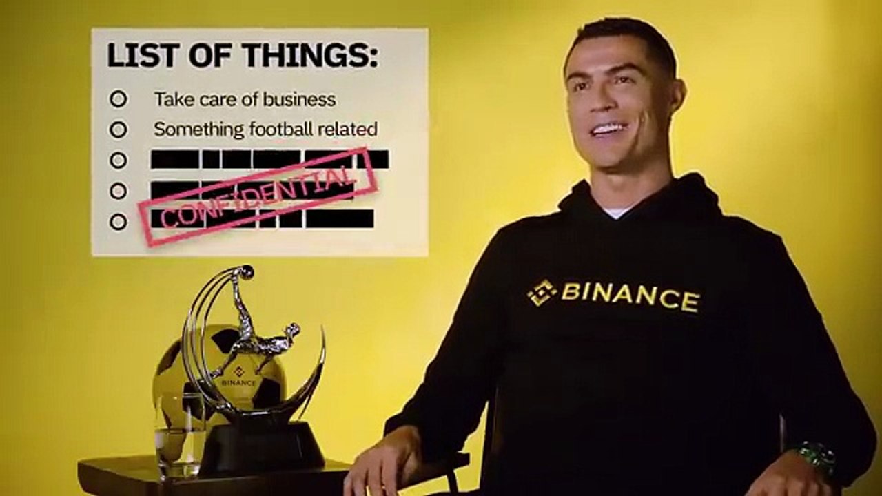 Cristiano ranaldo anything with binance