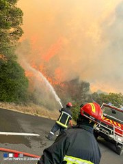 20 pompiers de Dordogne partent en renfort dans l'Aude