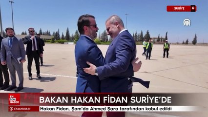 Dışişleri Bakanı Hakan Fidan, Suriye Cumhurbaşkanı Ahmed Şara ile bir araya geldi