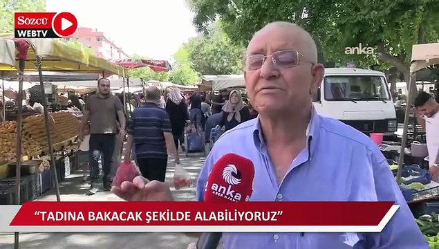 Konya semt pazarındaki vatandaşlar pahalılıktan dert yandı: “Tadına bakacak şekilde alabiliyoruz”