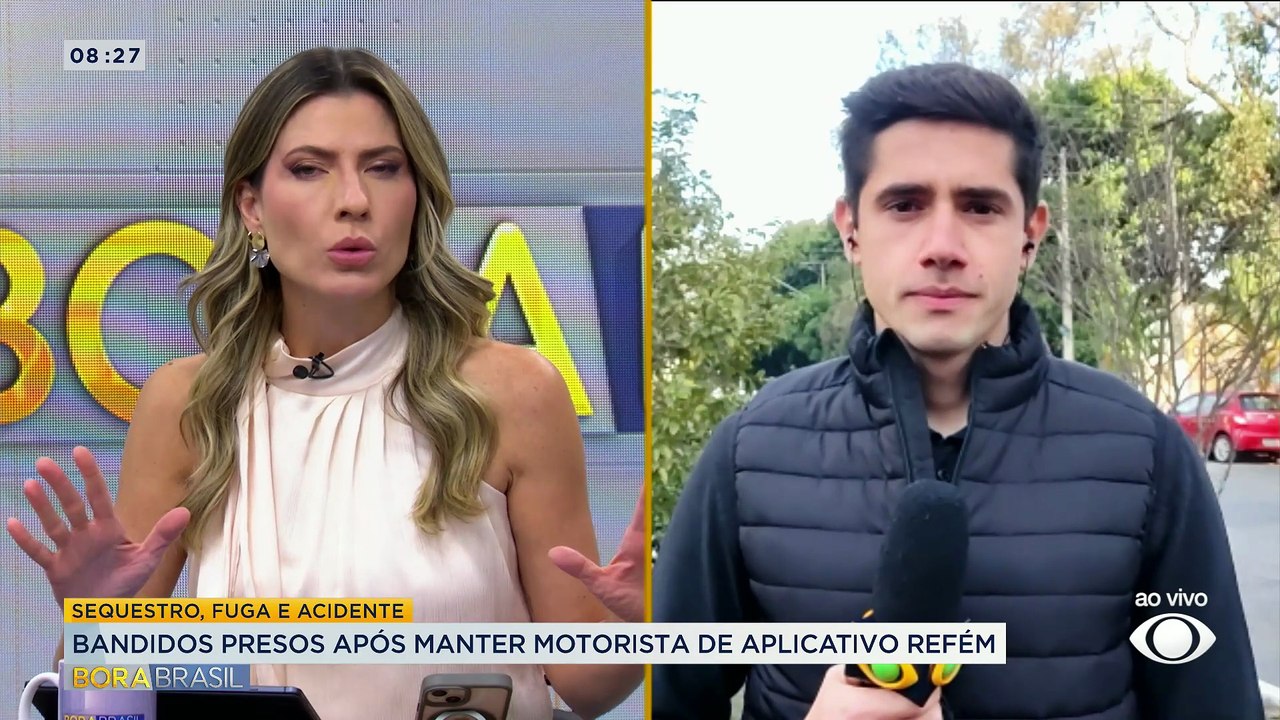 Bandidos foram presos após manter motorista de aplicativo refém