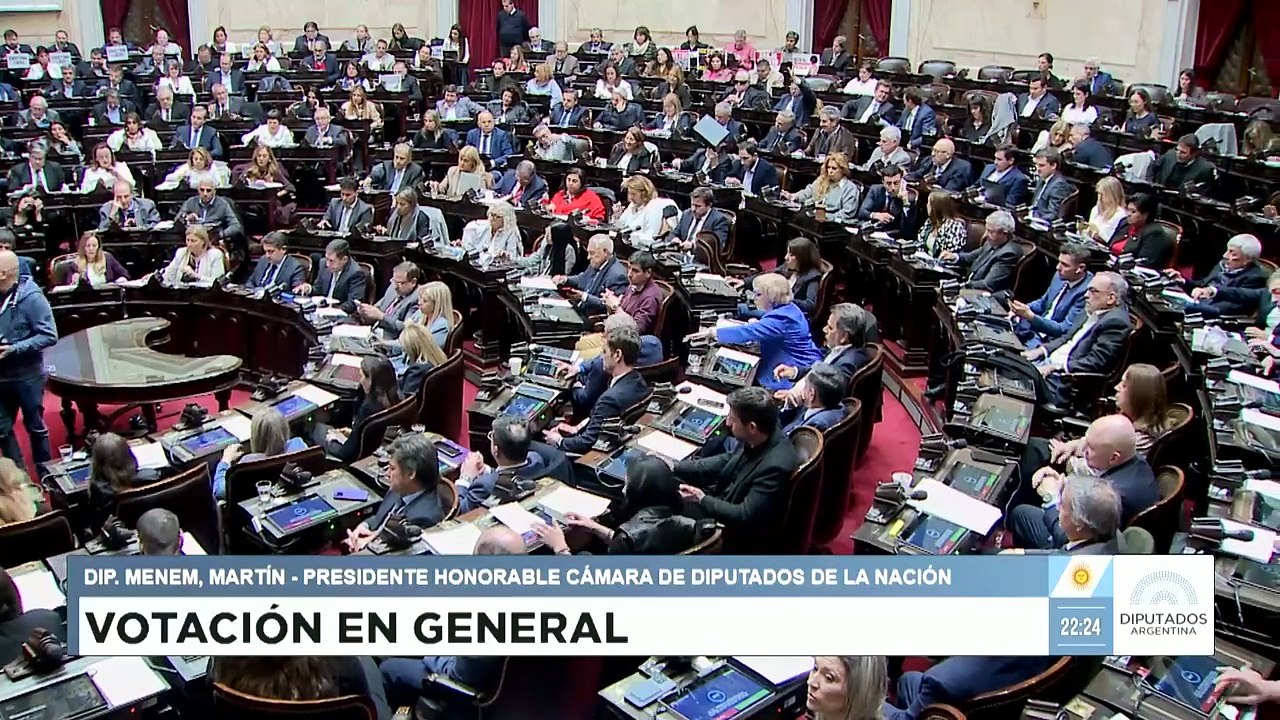 VOTACIÓN en General - Emergencia sanitaria de la salud pediátrica - Sesión 06-08-2025