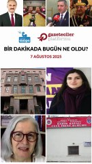 Bir dakikada bugün ne oldu?