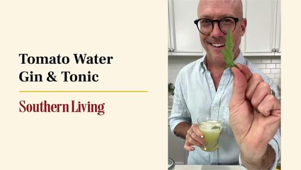 Tomato Water Gin and Tonic Recipe