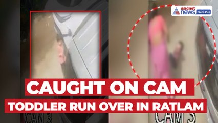 Caught on Cam: Toddler SHOCKINGLY Run Over by Minor Driver in MP's Ratlam