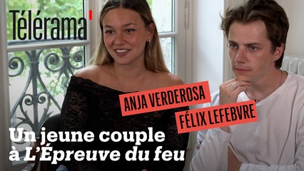 Anja Verderosa et Félix Lefebvre pour "L'Épreuve du feu"