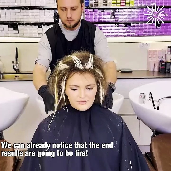 From brown to blond balayage hair! 💁‍♀️✨